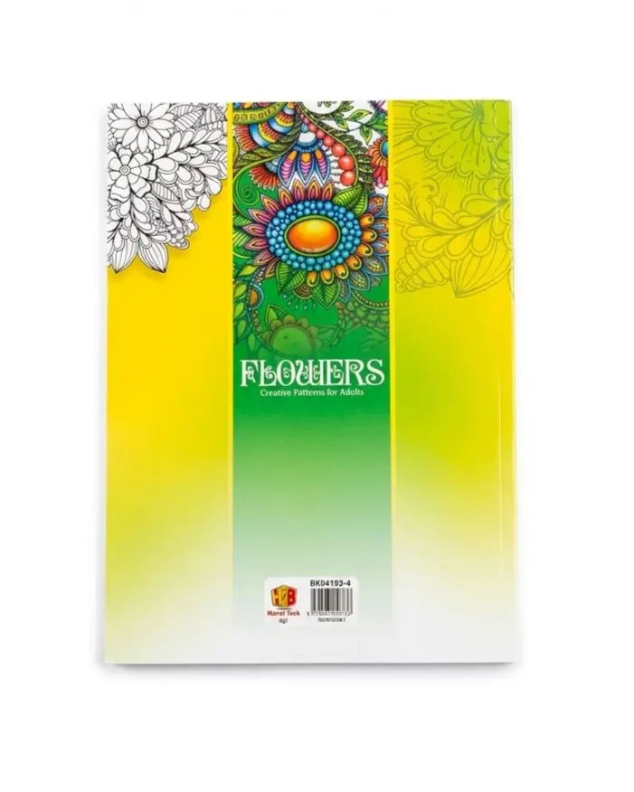 Flowers: Creative Patterns for Adults Coloring Book