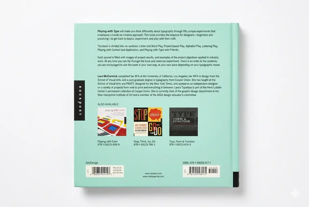 Book cover with text and minimal design on a light green background
