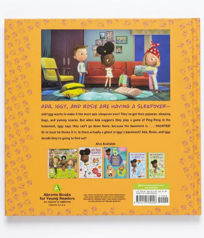 Book cover with illustration of children playing a game, text, and Abra Books logo.