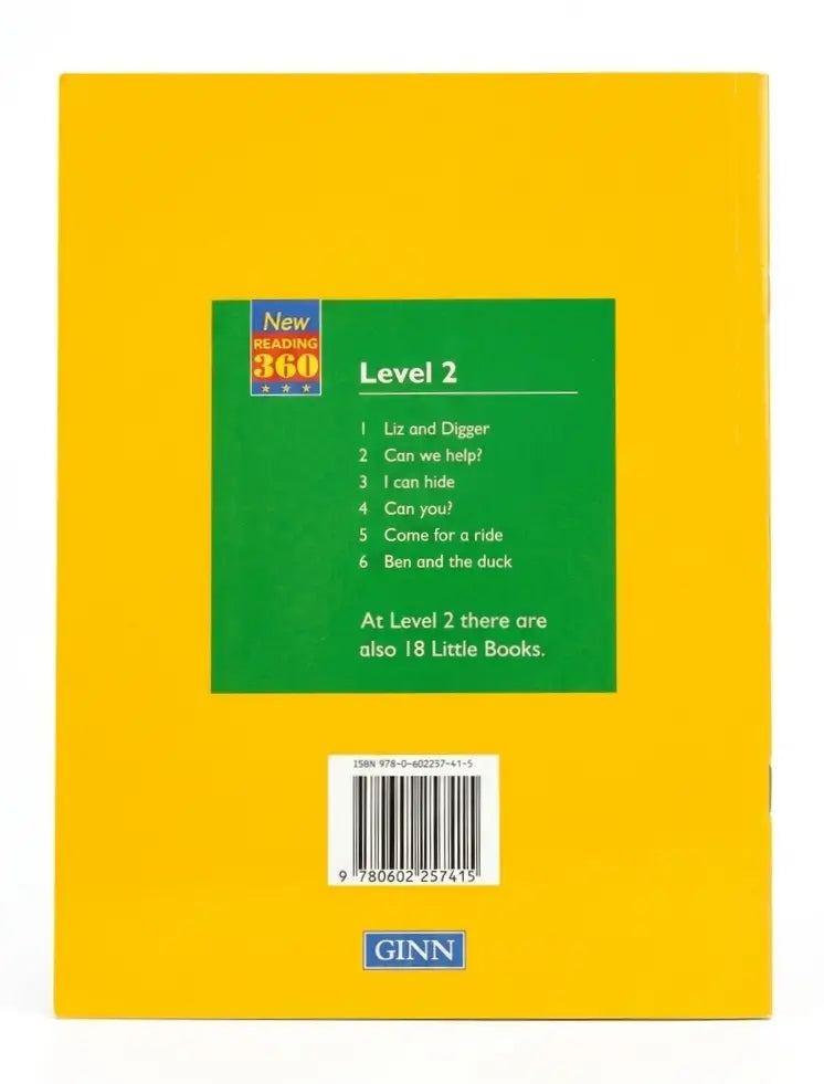 Yellow book cover with green label and Ginn logo