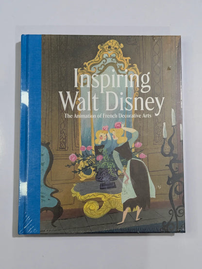 Book cover of 'Inspiring Walt Disney: The Animation of French Decorative Arts' with decorative design and text.
