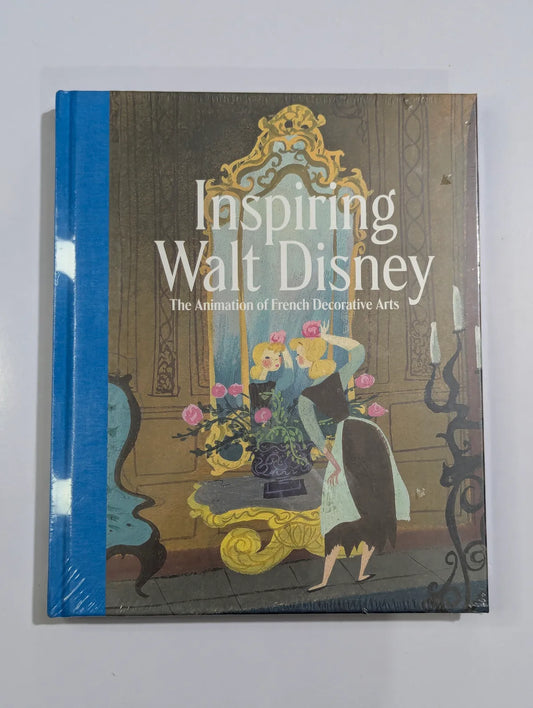 Book cover of 'Inspiring Walt Disney: The Animation of French Decorative Arts' with decorative design and text.