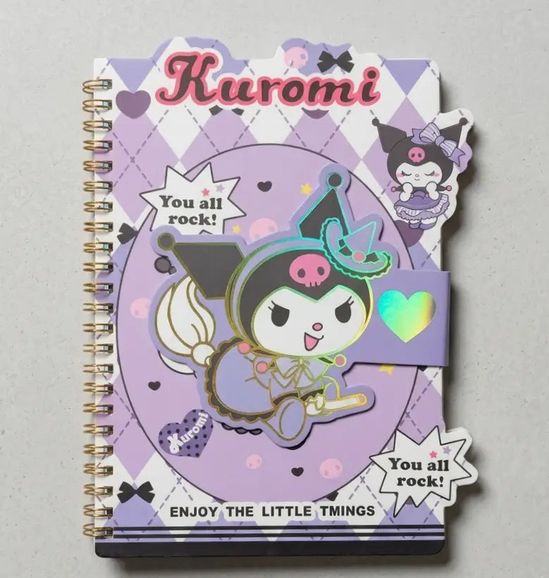 Kuromi My Melody Collection Cute Kawaii Spiral