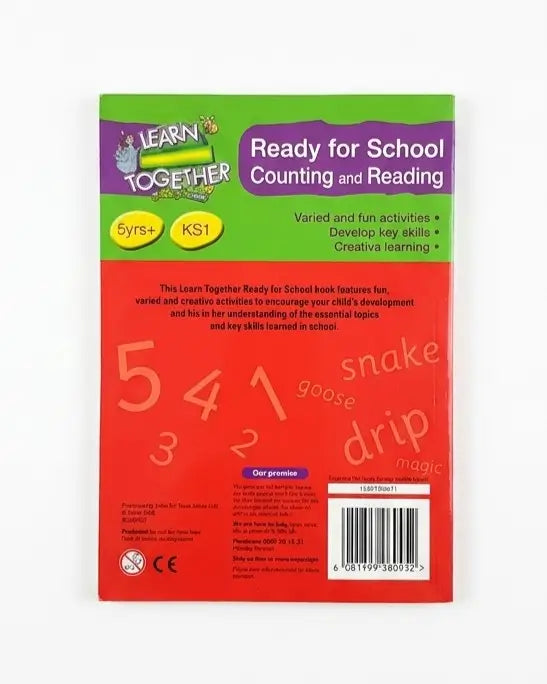 Learn Together Ready for School Counting and Reading