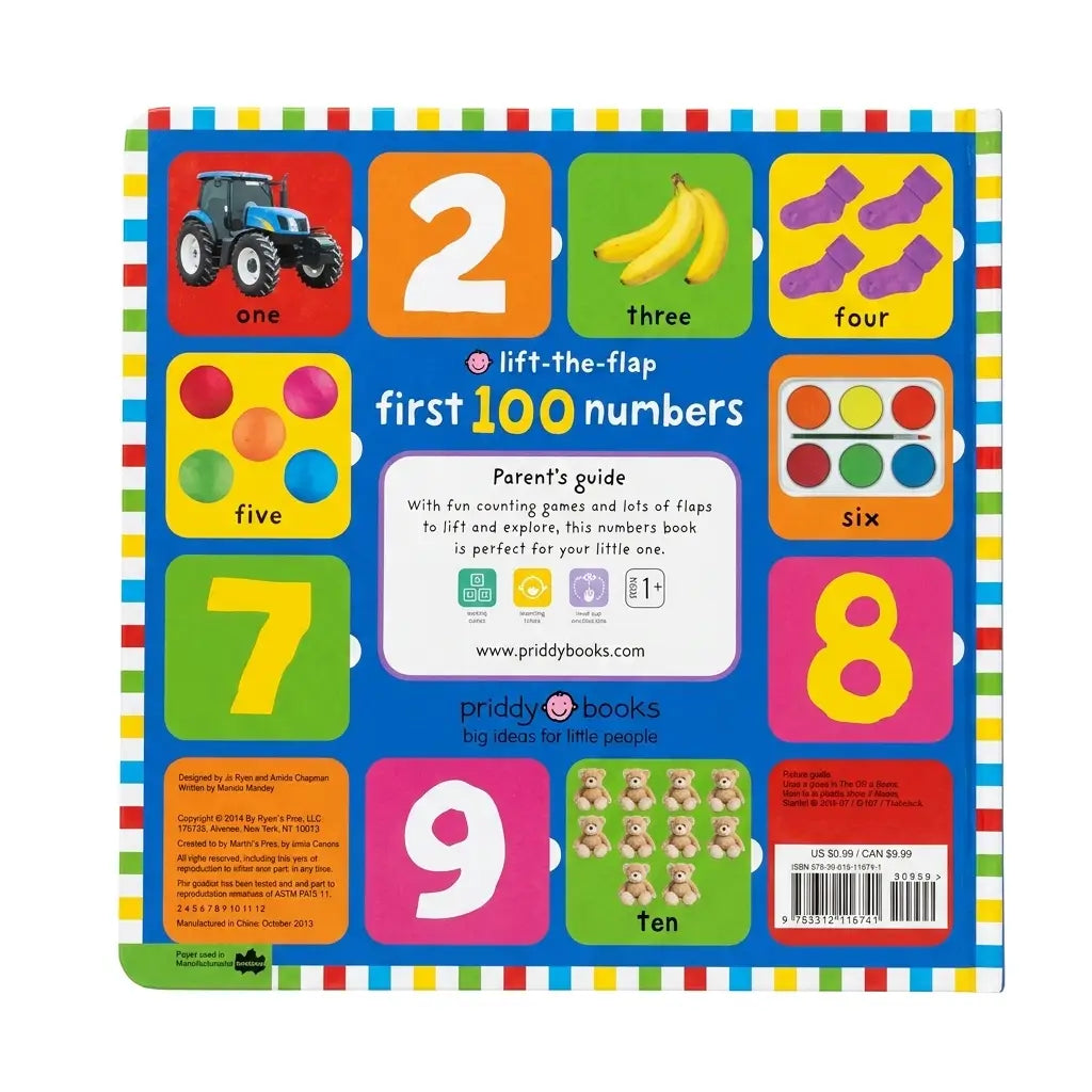 Lift-the-Flap First 100 Numbers