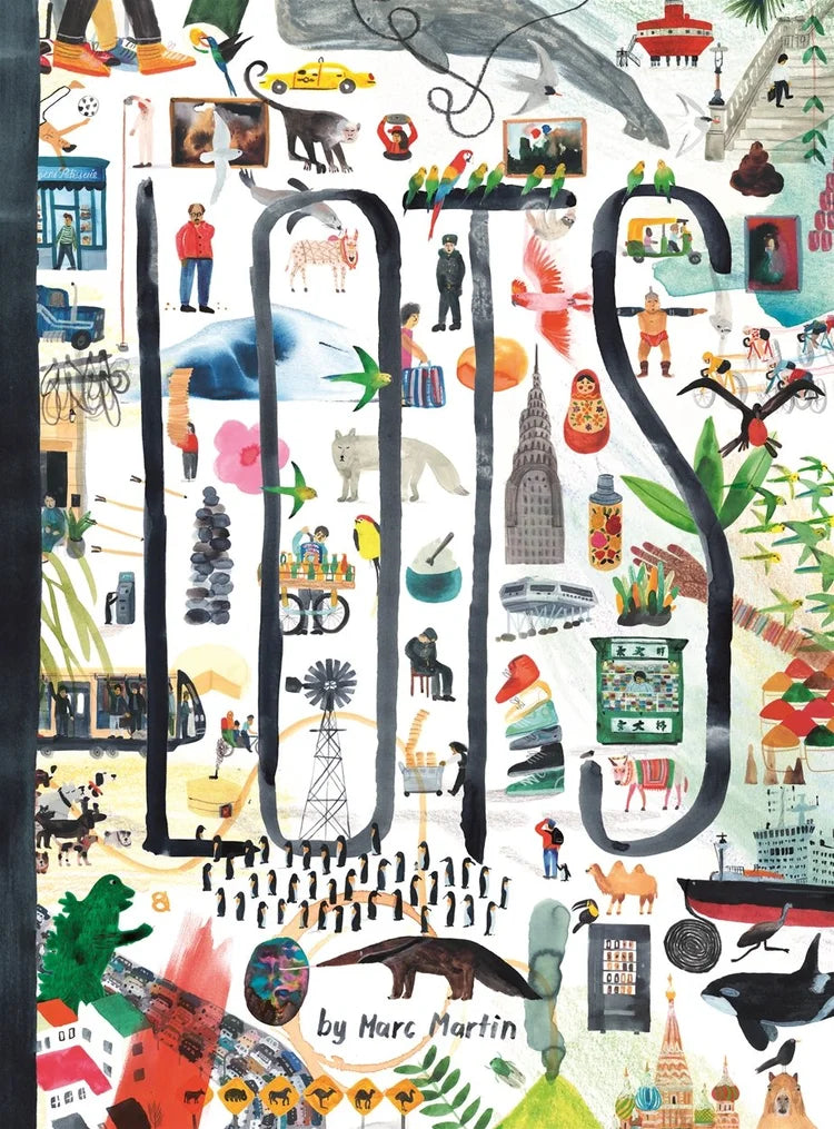 Book cover with illustrations and the title 'OOS' by Marc Martin