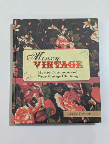 Book titled 'Minx Vintage' with floral design on a white background