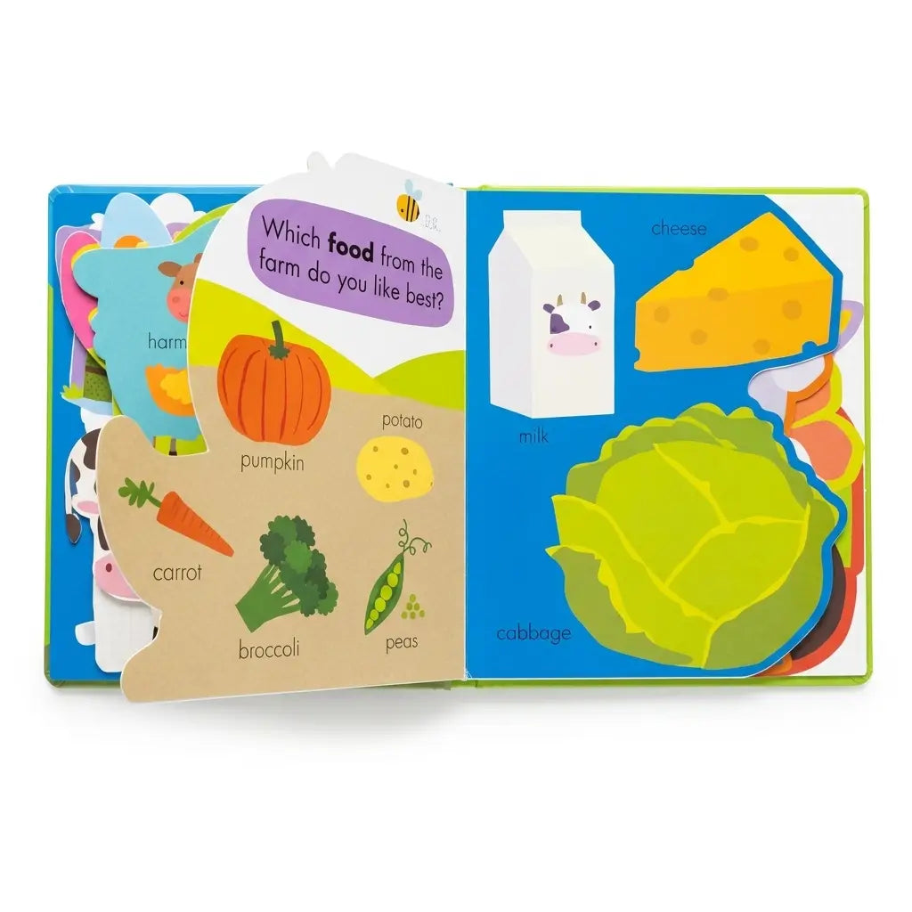 My Awesome Farm Book Animal-Shaped Pages Farm Animals Board Book for Toddlers