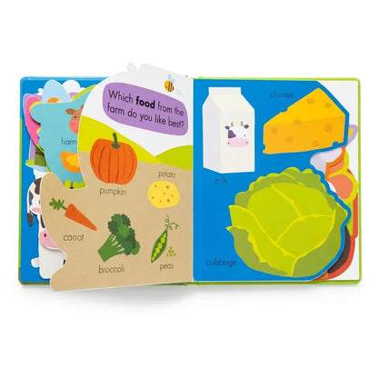 My Awesome Farm Book Animal-Shaped Pages Farm Animals Board Book for Toddlers