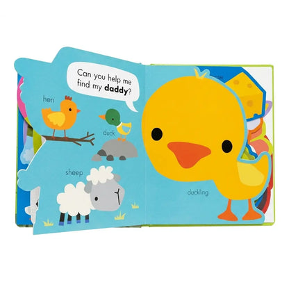 My Awesome Farm Book Animal-Shaped Pages Farm Animals Board Book for Toddlers