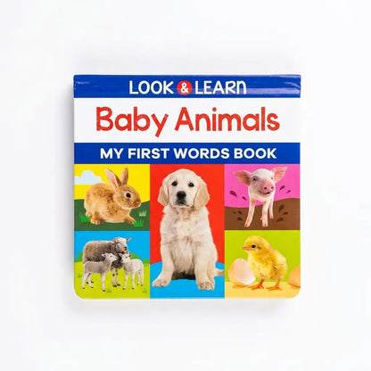 Look and Learn: Baby Animals My First Words Book