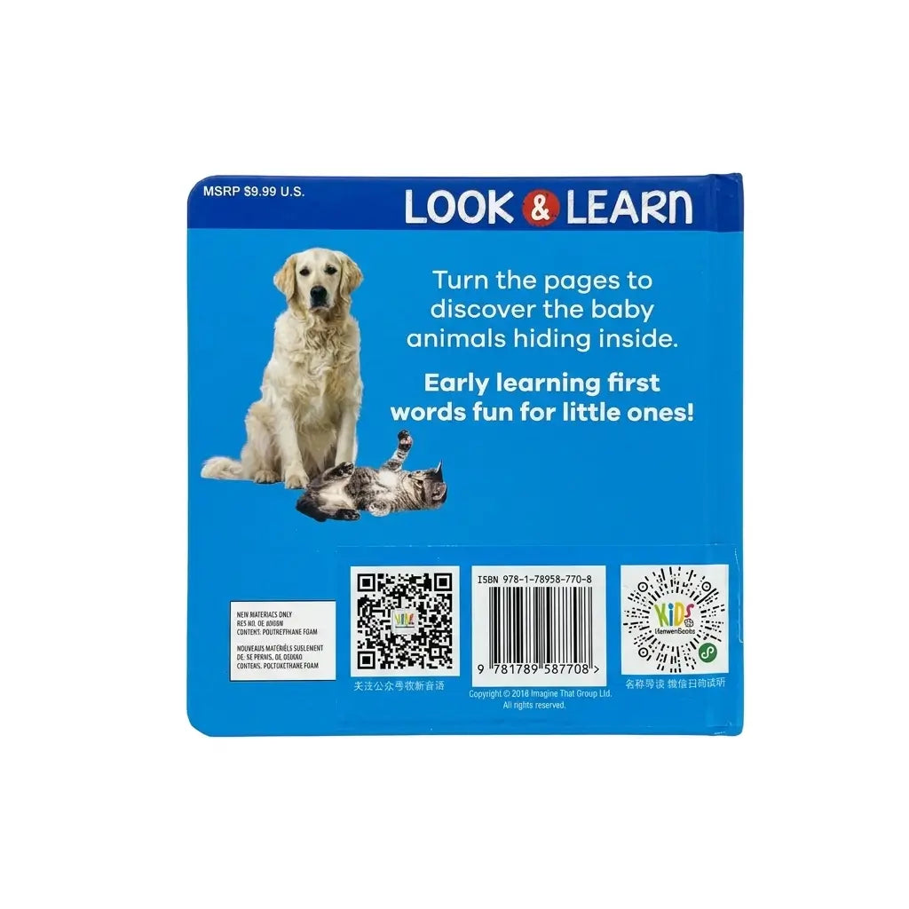 Look and Learn: Baby Animals My First Words Book