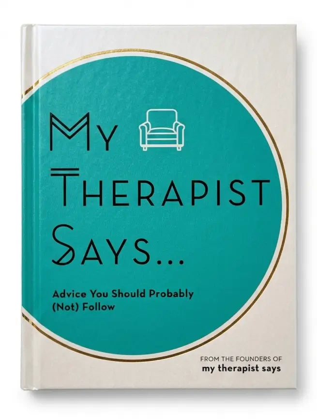 Book titled 'My Therapist Says.