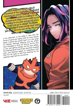 Comic book back cover with character illustration and text