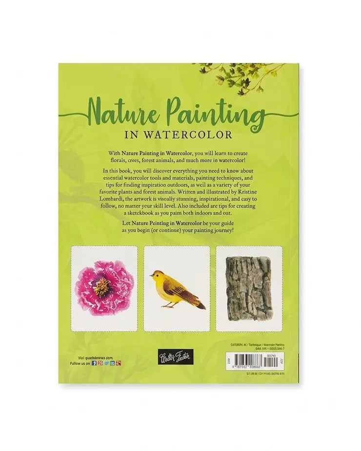 Nature Painting in Watercolor: Learn to paint florals, ferns, trees, and more in colorful, contemporary watercolor