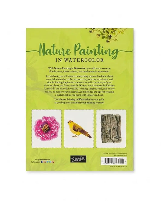Nature Painting in Watercolor: Learn to paint florals, ferns, trees, and more in colorful, contemporary watercolor