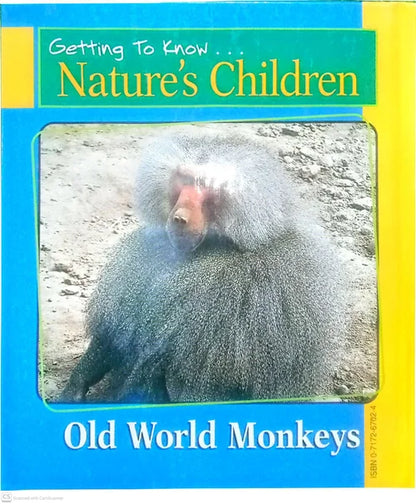 Book cover of 'Getting To Know Nature's Children: Old World Monkeys' with a monkey image.