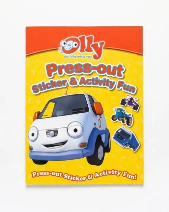 Olly the Little White Van Press-Out Sticker & Activity Fun