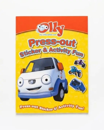 Olly the Little White Van Press-Out Sticker & Activity Fun