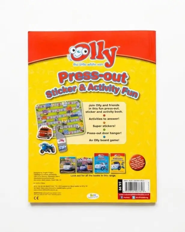 Olly the Little White Van Press-Out Sticker & Activity Fun