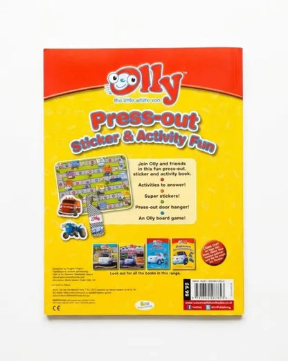 Olly the Little White Van Press-Out Sticker & Activity Fun