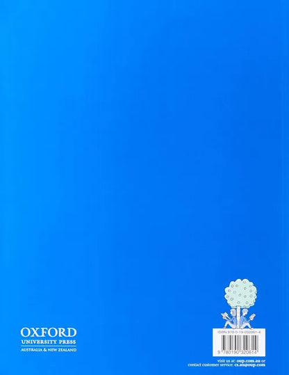 Blue book cover with Oxford University Press logo and barcode