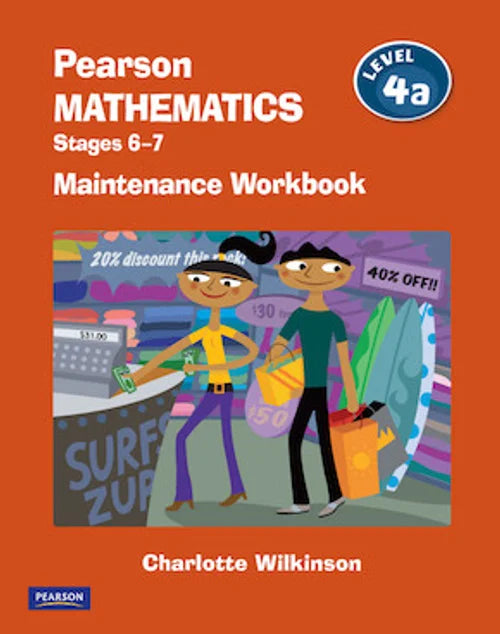 Pearson Mathematics 4a: Maintenance Workbook
