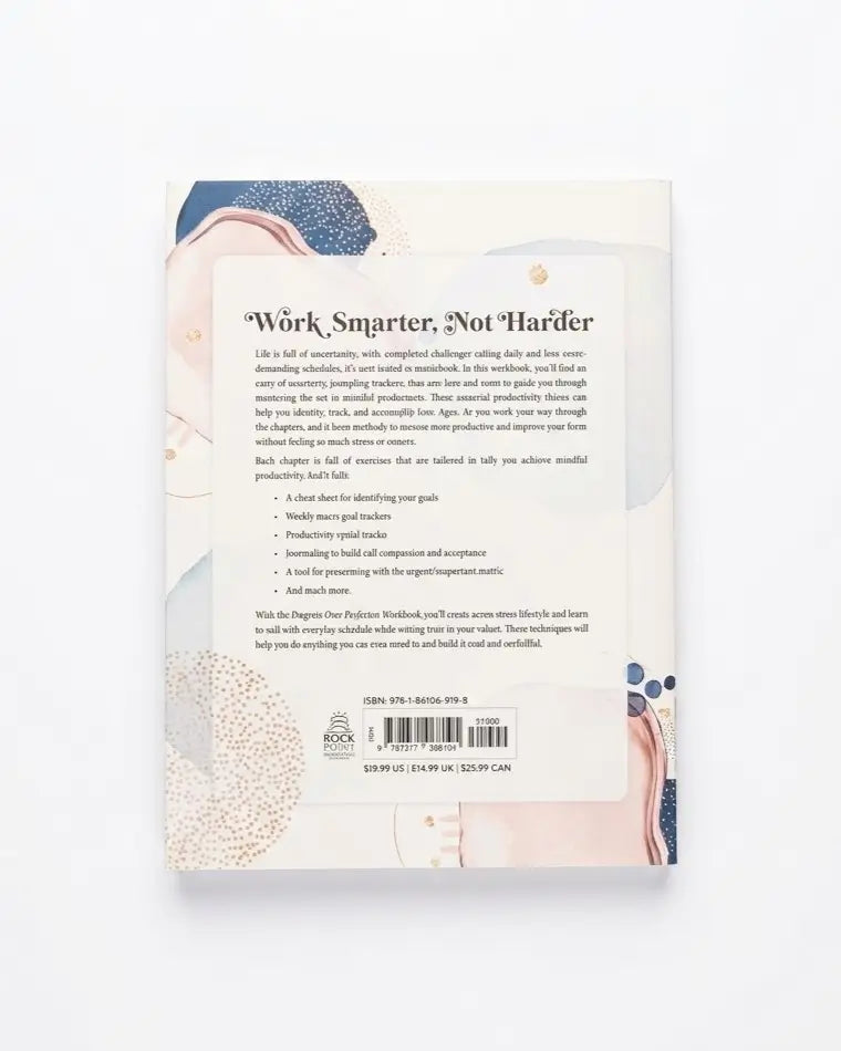 Progress Over Perfection Workbook: Practice Mindful Productivity