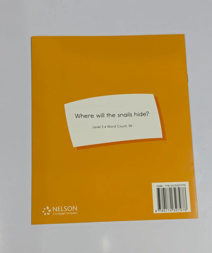 Orange book cover with a white label and Nelson logo on a gray background