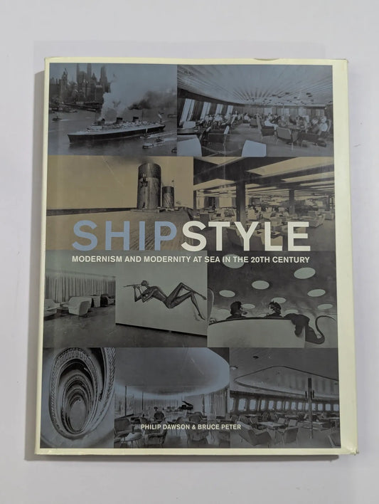 Book cover of 'ShipStyle' with black and white images and text on a light gray background