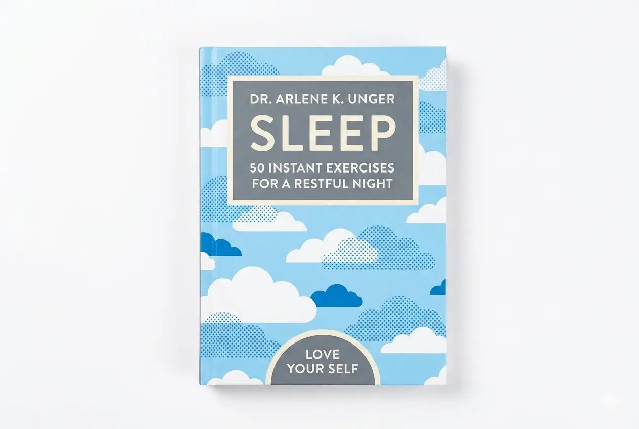 Book titled 'Sleep: 50 Instant Exercises for a Restful Night' by Dr. Arlene K.