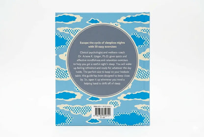 Book cover with blue cloud pattern and text on a white background