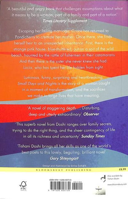 Book back cover with text and publisher information