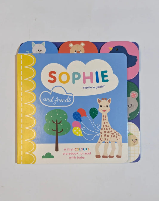 Children's book titled 'Sophie and Friends' with colorful cover on a white background