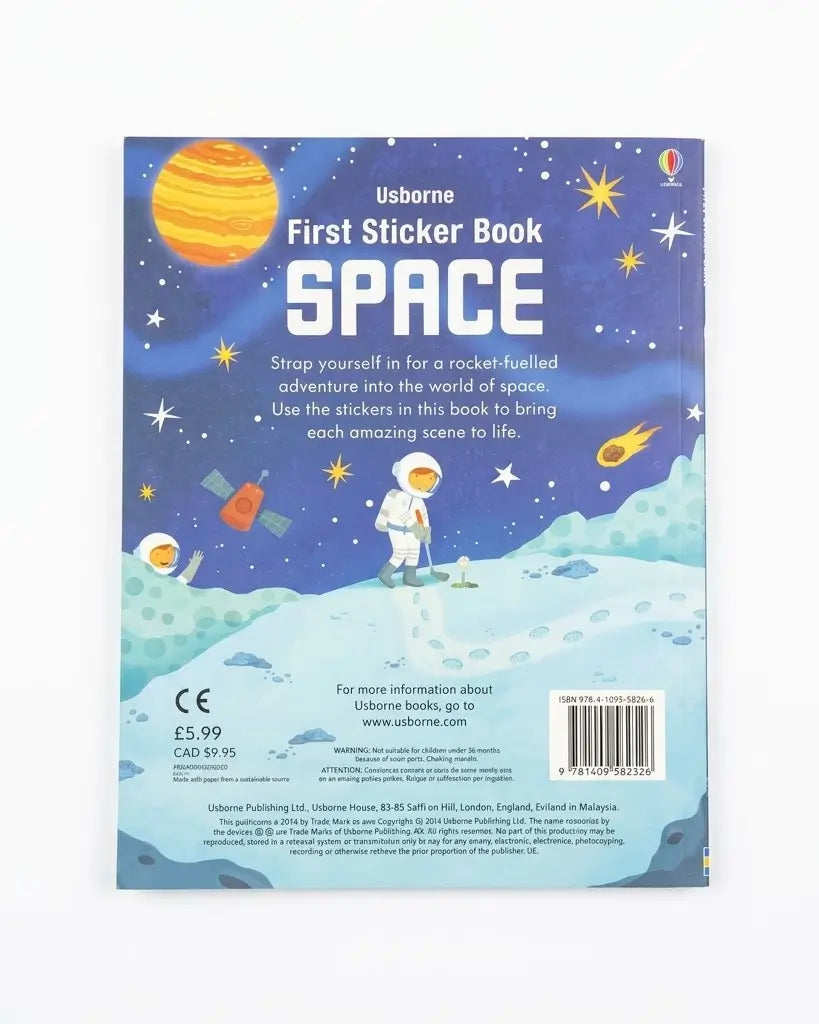 Space First Sticker Book