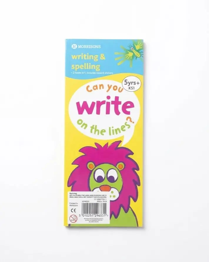 Spelling & Writing Can you write on the lines  2 in 1 Book