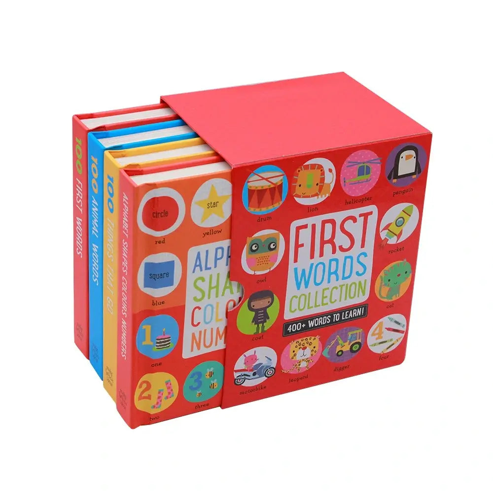 The First Words Collection 4 Books Box Set - 400+ Words to Learn!