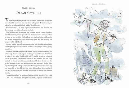 Illustrated book page with a character holding a dream catcher and text.