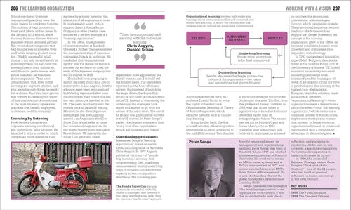 Book page with text, a motorcycle image, and a person's photo.