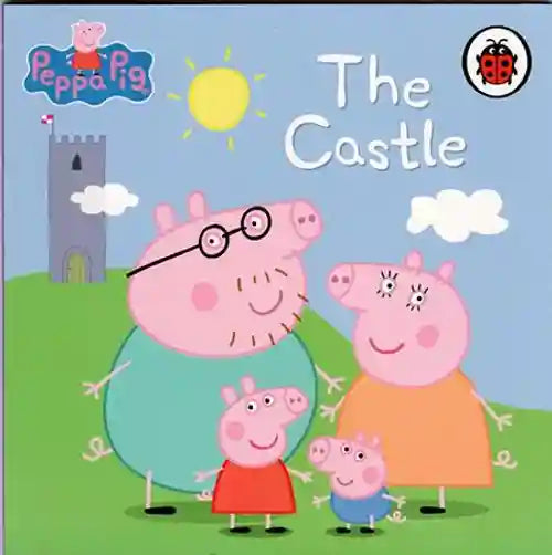Book cover of 'The Castle' featuring Peppa Pig and family with a castle in the background.