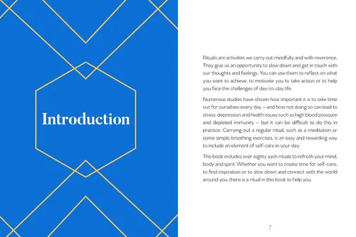 Book page with 'Introduction' text on a blue background