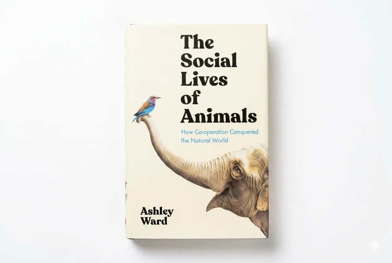 Book cover of 'The Social Lives of Animals' by Ashley Ward on a white background