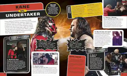 Wrestling card featuring Kane and Undertaker with detailed information and images.