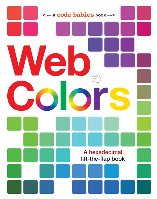 Book cover of 'Web Colors' with colorful hexagonal grid and text.