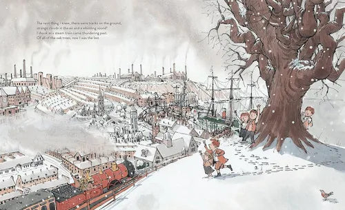 Back cover of a book about Quidditch with illustrations and text.