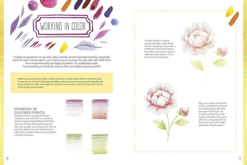 Art Starts in the Heart: Creative Projects and Inspirational Ideas for Learning to Make Expressive, Mindful Art (Papercover)