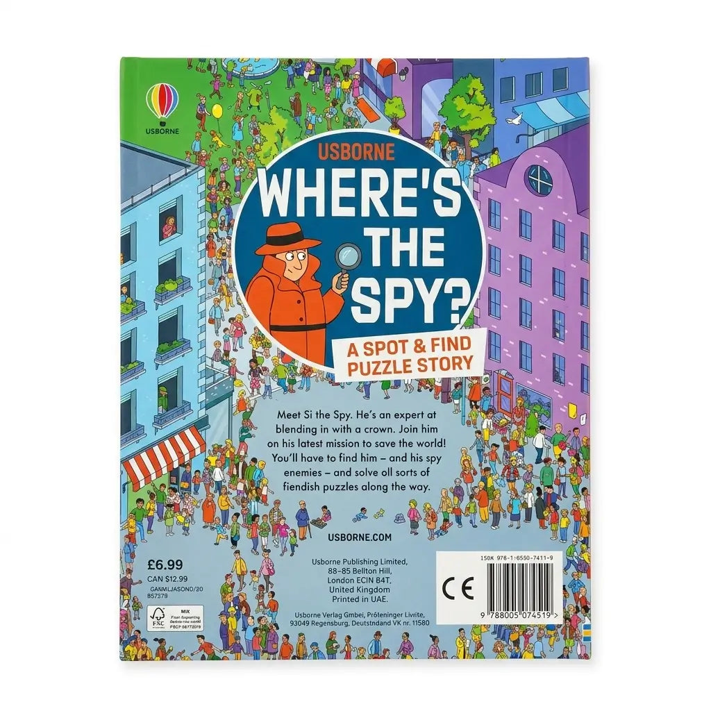 Where's The Spy?: A Spot & Find Puzzle Story
