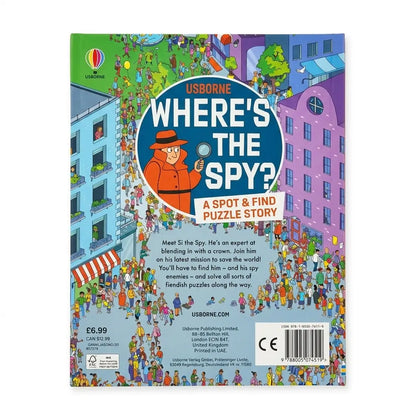 Where's The Spy?: A Spot & Find Puzzle Story