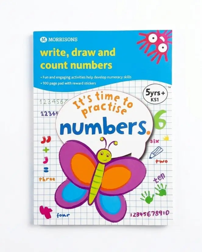 Write, Draw and Count Numbers Pad | Maths Activity Book