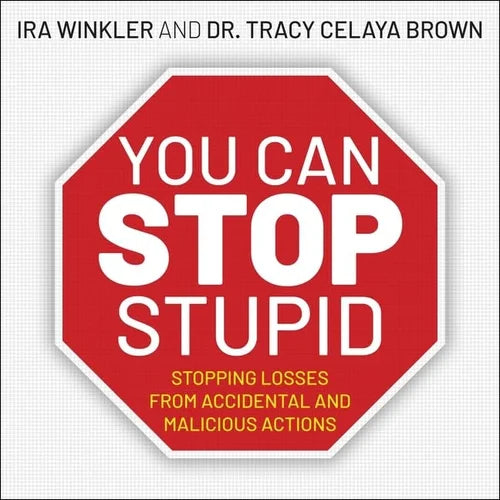 Book cover with a red stop sign graphic and text about stopping losses.